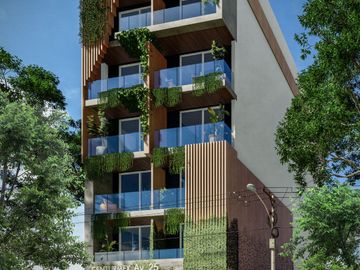 Estudio en Pre-Venta en el Centro de Playa del Carmen con Auto Eléctrico de Regalo