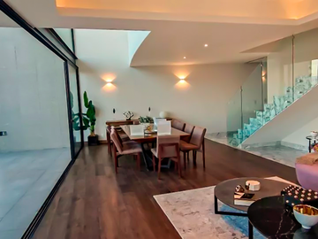 Penthouse En Venta En Bosque Real, Nuevo, De 3 Niveles Con Roof Garden Privado