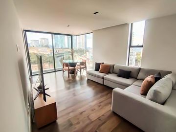 Penthouse En Venta En Bosque Real, Nuevo, De 3 Niveles Con Roof Garden Privado