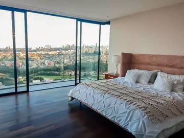 Penthouse En Venta En Bosque Real, Nuevo, De 3 Niveles Con Roof Garden Privado