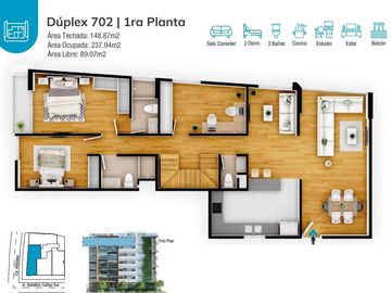 DEPARTAMENTO DUPLEX 237M2 – TERRAZA - LAS GARDENIAS – SURCO