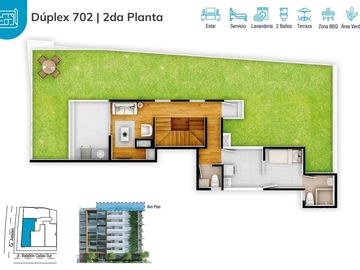 DEPARTAMENTO DUPLEX 237M2 – TERRAZA - LAS GARDENIAS – SURCO