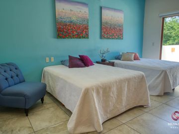 Casa con alberca y jardín cerca de la playa, venta, el Cielo, Playa del Carmen.