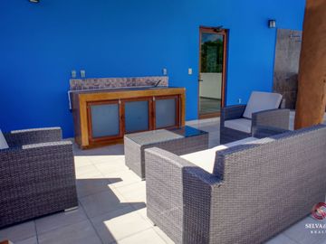 Casa con alberca y jardín cerca de la playa, venta, el Cielo, Playa del Carmen.
