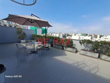 Venta o Alquiler de Minidepartamento con Moderna Oficina En Miraflores