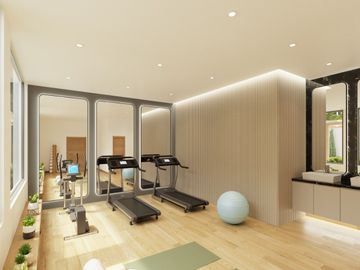 102 Cumbayá. Miravalle. Departamentos con patio y balcón. Departamento 2 Dormitorios 130,63 m  más jardín 21,80 m