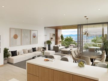 201 Cumbayá. Miravalle. Departamentos con patio y balcón. Departamento 2 ó 3 Dormitorios 167,50 m  más balcón 25,80 m
