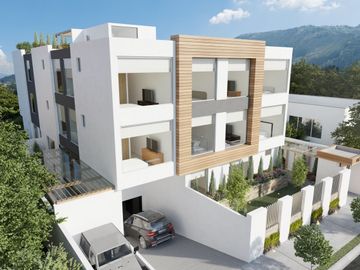 201 Cumbayá. Miravalle. Departamentos con patio y balcón. Departamento 2 ó 3 Dormitorios 167,50 m  más balcón 25,80 m