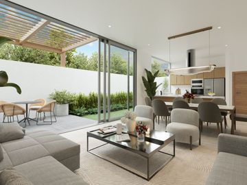 201 Cumbayá. Miravalle. Departamentos con patio y balcón. Departamento 2 ó 3 Dormitorios 167,50 m  más balcón 25,80 m