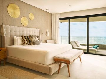 Penthouse de 1 recámara Ocean Front en Puerto Morelos