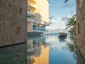 Penthouse de 1 recámara Ocean Front en Puerto Morelos