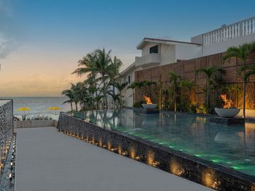 Penthouse de 1 recámara Ocean Front en Puerto Morelos