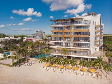 Penthouse de 1 recámara Ocean Front en Puerto Morelos