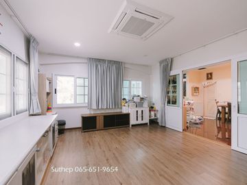 Hot Deal! Only 7.9 Million Baht Corner 2-storey detached house with built-in furniture, move-in ready, located in Plearnjai Village 2, near Laemtong S