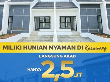 Puri Epicentrum Karawang Rumah Murah Kekinian Siap Huni 2,5 jut Sudah bisa Akad dekat Gerbang Tol Karawang Timur