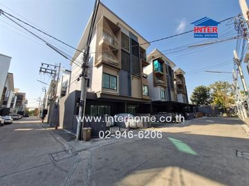 Townhouse 3.5 floors, 24 sq m., House Clover Village, Chaeng Watthana-Ratchaphruek, Soi Bang Plap 2, Ratchaphruek Road, Chaiyaphruek Road, Pak Kret, N