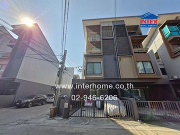 Townhouse 3.5 floors, 24 sq m., House Clover Village, Chaeng Watthana-Ratchaphruek, Soi Bang Plap 2, Ratchaphruek Road, Chaiyaphruek Road, Pak Kret, N