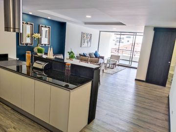 Departamento de venta por estrenar sector ponciano alto, tres habitaciones, edificio con los mejores amenities