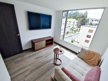 Departamento de venta por estrenar sector ponciano alto, tres habitaciones, edificio con los mejores amenities