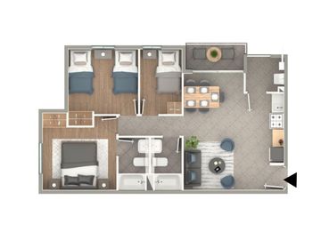Departamento nuevo modelo A