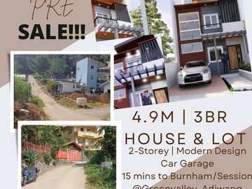 PRE-SELL | 3 Bedrooms Modern 2-Storey House FOR INSTALLMENT (Dontogan, Baguio City)