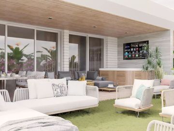 Departamento planta baja en venta, Terraza privada, El Tezal, Cabo San Lucas