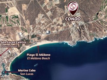 Departamento planta baja en venta, Terraza privada, El Tezal, Cabo San Lucas