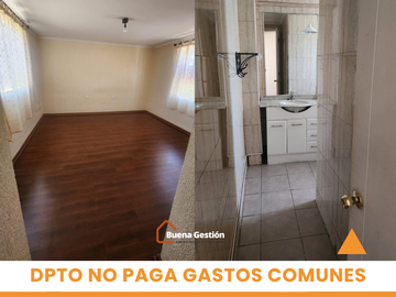 Se Vende departamento que NO PAGA GASTOS COMUNES