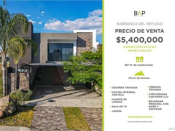 Casa en venta Barranca del Refugio