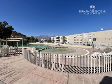 LOS ANDES - VENDE DEPTO 2D 2B 1E ESTILO MARIPOSA COND. LA VIÑITA