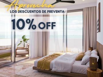 PREVENTA EN CANCÚN Deptos 1 RECAMARA