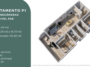 Preventa Cancún depto. 2 Recamaras