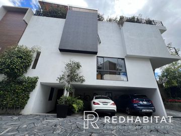 VENTA MODERNA CASA EN CONDOMINIO CON ROOF GARDEN ENCINO GRANDE TETELPAN