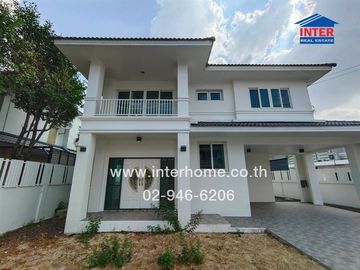 2-storey detached house, 61.6 sq.w., Buntharik Watcharapol Village, Sukhapiban 5, Soi Sukhapiban 5, Intersection 47, Sukhapiban 5 Road, Watcharapol Ro