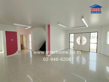 2-storey detached house, 61.6 sq.w., Buntharik Watcharapol Village, Sukhapiban 5, Soi Sukhapiban 5, Intersection 47, Sukhapiban 5 Road, Watcharapol Ro