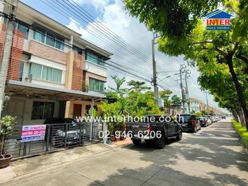 3-storey townhouse, 25.1 sq.w., Town Plus Village, Rama 9, Soi Krungthep Kreetha Soi 7, Krungthep Kreetha Road, Ramkhamhaeng Road, Bang Kapi District,
