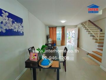 3-storey townhouse, 25.1 sq.w., Town Plus Village, Rama 9, Soi Krungthep Kreetha Soi 7, Krungthep Kreetha Road, Ramkhamhaeng Road, Bang Kapi District,