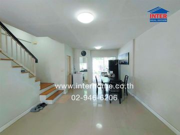 3-storey townhouse, 25.1 sq.w., Town Plus Village, Rama 9, Soi Krungthep Kreetha Soi 7, Krungthep Kreetha Road, Ramkhamhaeng Road, Bang Kapi District,