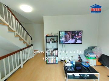 3-storey townhouse, 25.1 sq.w., Town Plus Village, Rama 9, Soi Krungthep Kreetha Soi 7, Krungthep Kreetha Road, Ramkhamhaeng Road, Bang Kapi District,