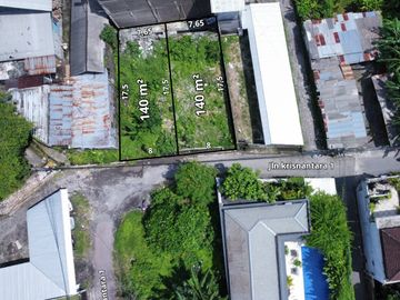 Tanah 282m² di Semat Berawa Canggu ,cocok untuk Villa