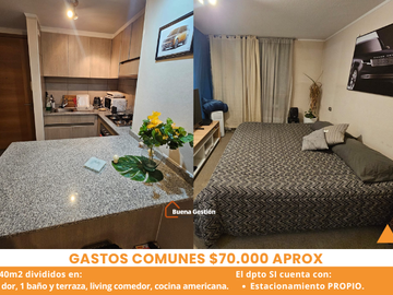 Hermoso departamento de 1 dormitorio y estacionamiento en San Miguel