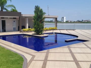 Venta departamento Samborondon km 4. cerca de plaza Batan , Mocoli Golf