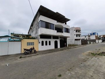 SE VENDE CASA DE 3 DEPARMENTOS,  FRENTE A LA PLAYA ATACAMES – ESMERLDAS - ECUADOR