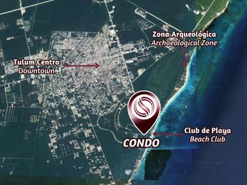 Condo duplex en venta, junto al mar, rooftop común, alberca, Tulum 101, Tulum