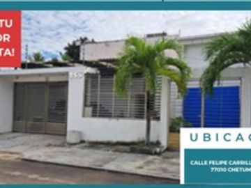 Venta de casa en Chetumal, Quintana Roo - SOLO CONTADO