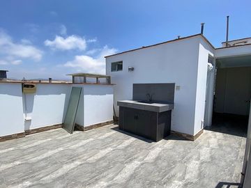 Punta Hermosa - TRIPLEX PENTHOUSE Frente a Parque de 3dorm + 2cocheras + Piscina + 3balcones