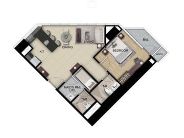 For Sale: One Bedroom Unit in Uptown Parksuites BGC, Taguig City