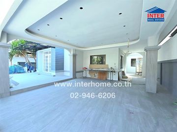 2-storey detached house, 50.7 sq.w., Lalin in the Park Village, near 5-way Watcharapol Intersection, Soi Watcharapol 3, Intersection 3, Watcharapol Ro
