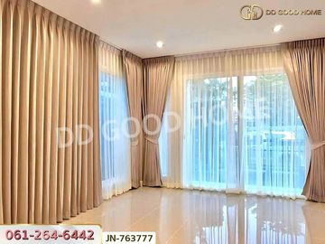 Single house, Supalai Garden Ville Village, Suvarnabhumi, Samut Prakan, near King Mongkuts Institute of Technology Ladkrabang