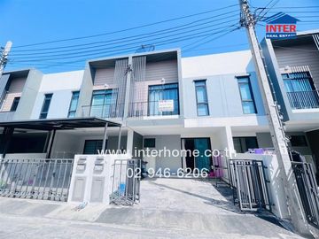 2-storey townhouse, 17.9 sq m, Happy Ville Village, Don Mueang, Thet Ratchan Road, Don Mueang Tollway Road, Don Mueang District, Bangkok